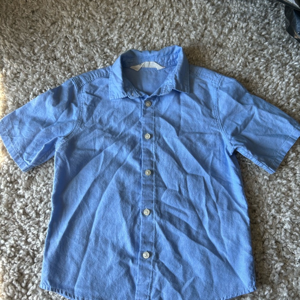 H&M Light Blue Kids Button-Down Shirt